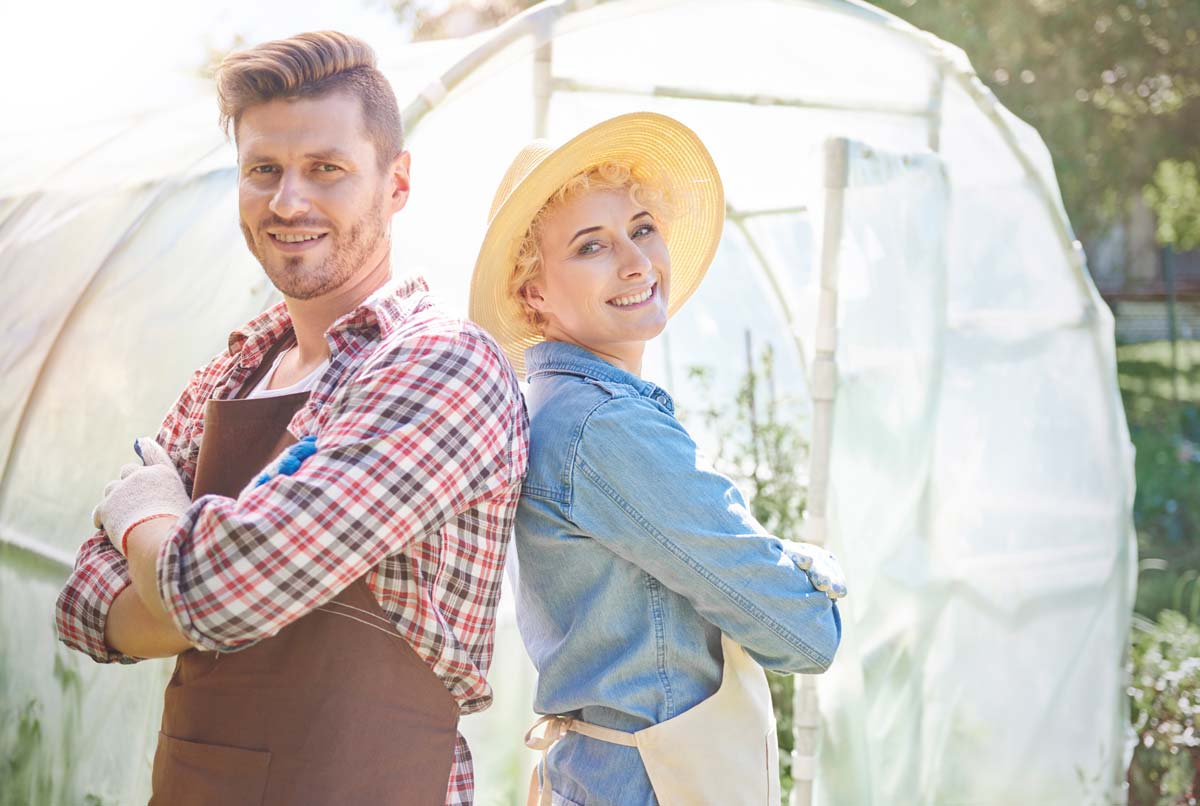 Se servir d’un tunnel de jardinage