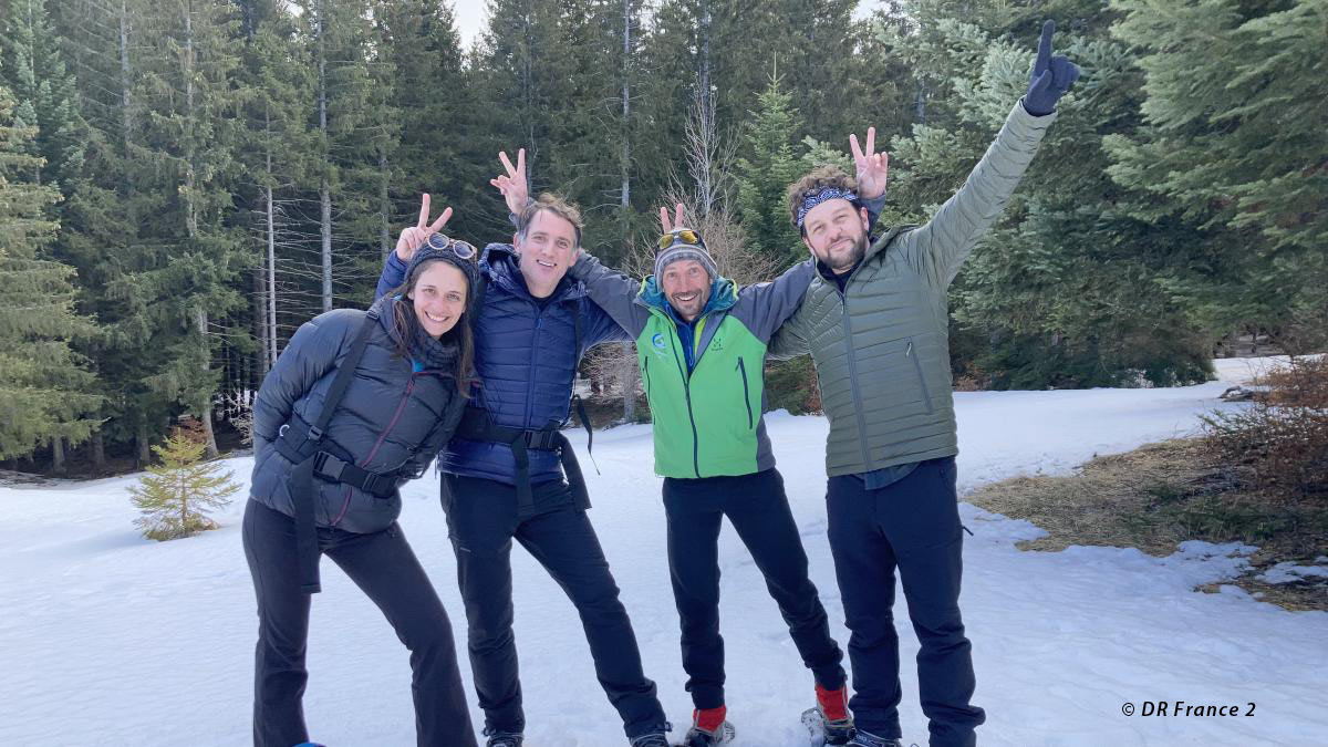 Nos terres inconnues dans le Vercors avec Claudio Capéo sur France 2