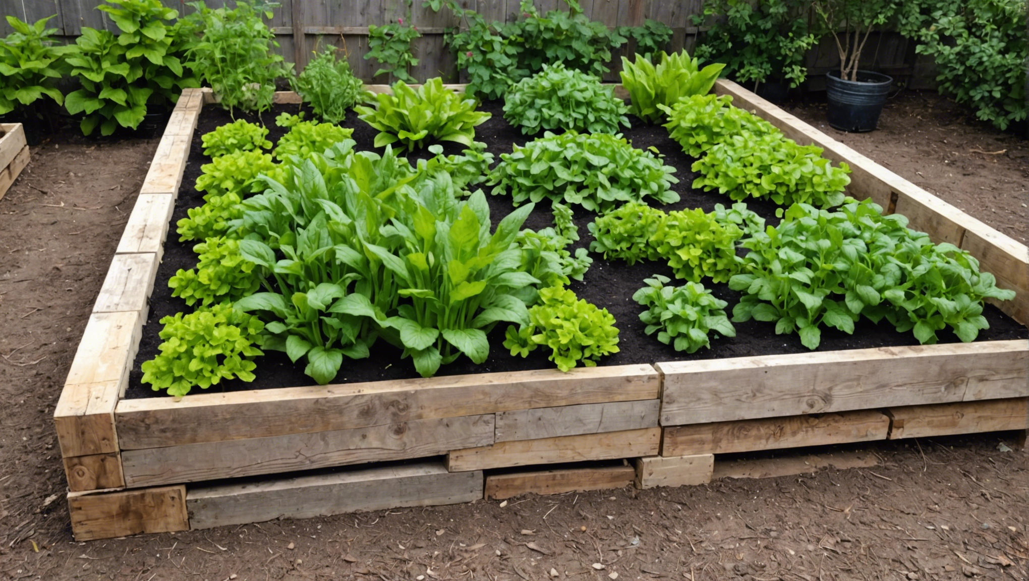 Comment créer un incroyable carré potager surélevé en utilisant seulement une palette ? Découvrez la méthode infaillible !