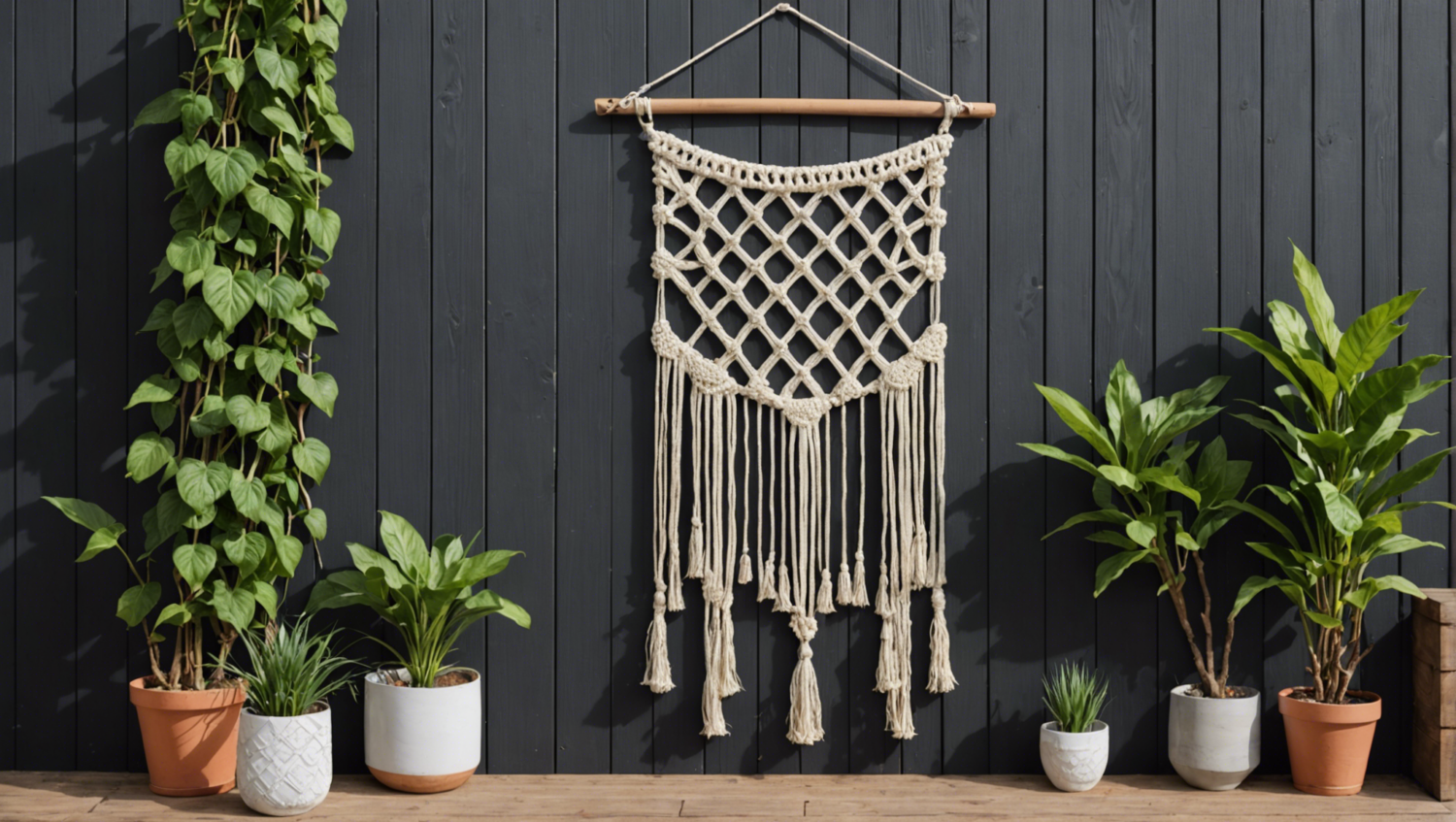 découvrez comment créer votre propre tenture décorative en macramé pour embellir votre jardin avec nos conseils pratiques et inspirants.