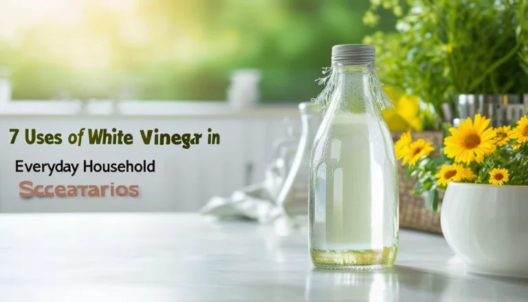 découvrez 7 astuces d'utilisation du vinaigre blanc pour simplifier votre quotidien à la maison.