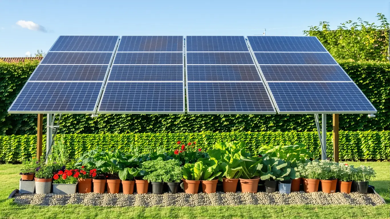 Les avantages d’associer panneaux solaires et potager : économies et écologie