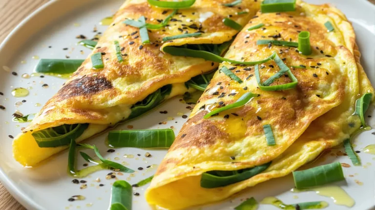 Omelette floconneuse aux épinards : prête en 10 minutes