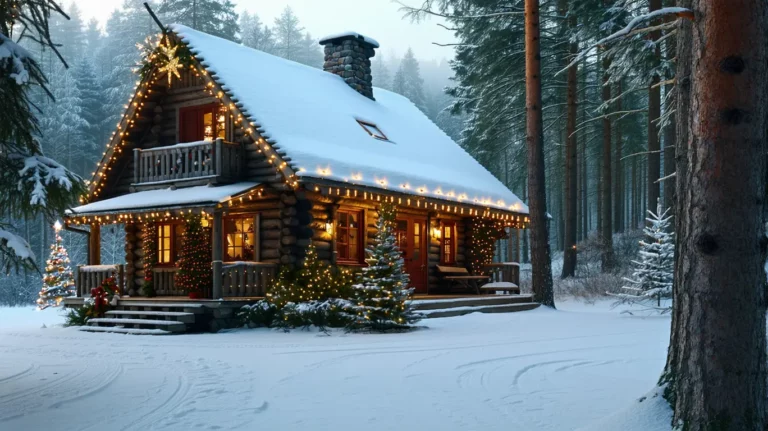 Un Noël magique dans un chalet norvégien enchanteur